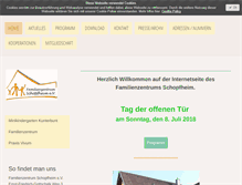 Tablet Screenshot of familienzentrum-schopfheim.com